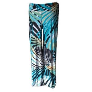 Fold Over Waist Barbie Palazzo Wide Leg Stretchy Pants